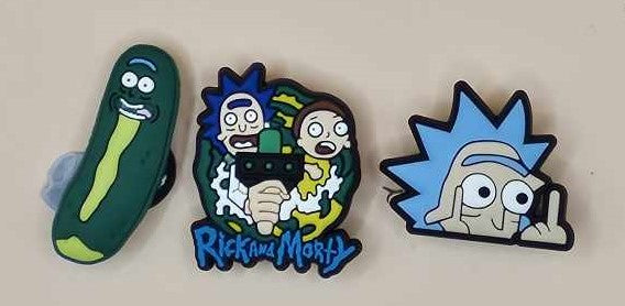 RICK & MORTY 3 PACK OF CHARMS