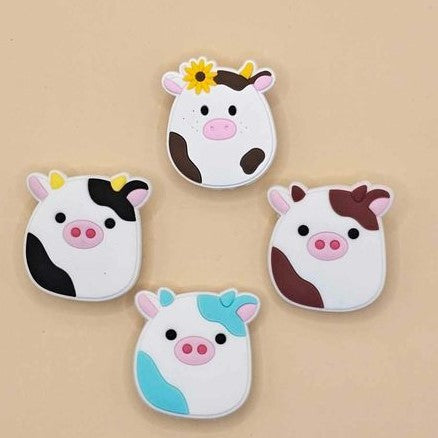 Squishmellow Cows 4 pack Charms
