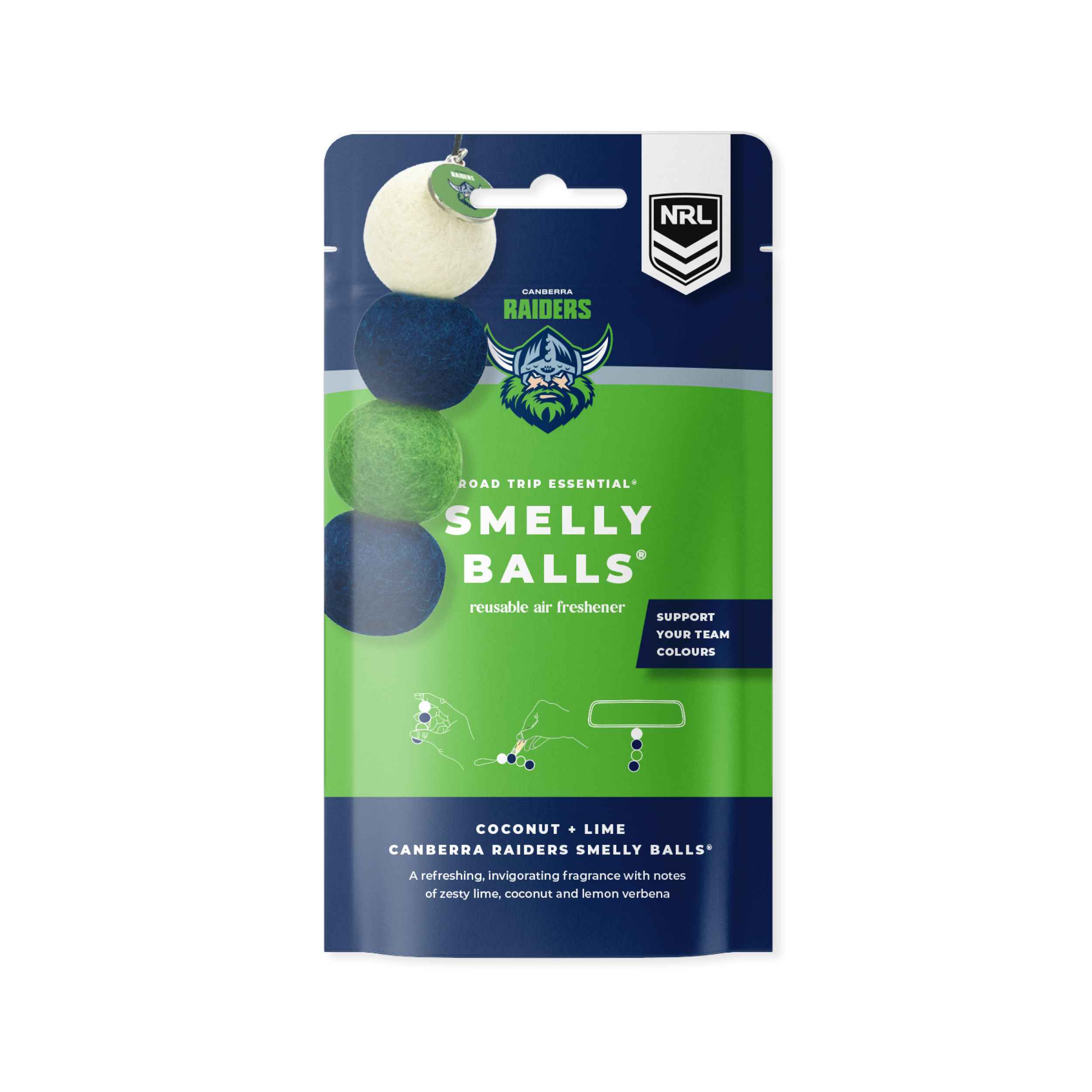 CANBERRA RAIDERS SMELLY BALLS