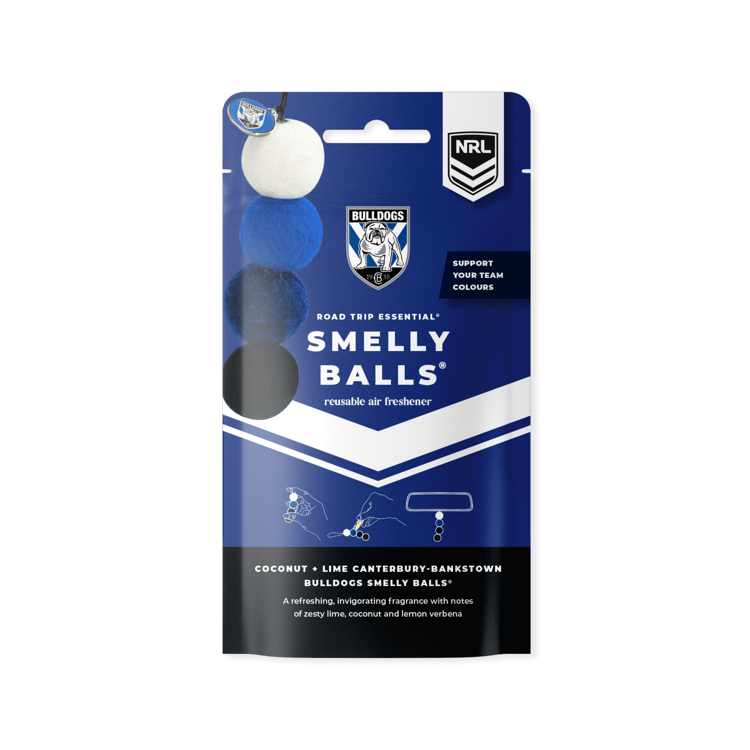 CANTERBURY BANKSTOWN BULLDOGS SMELLY BALLS