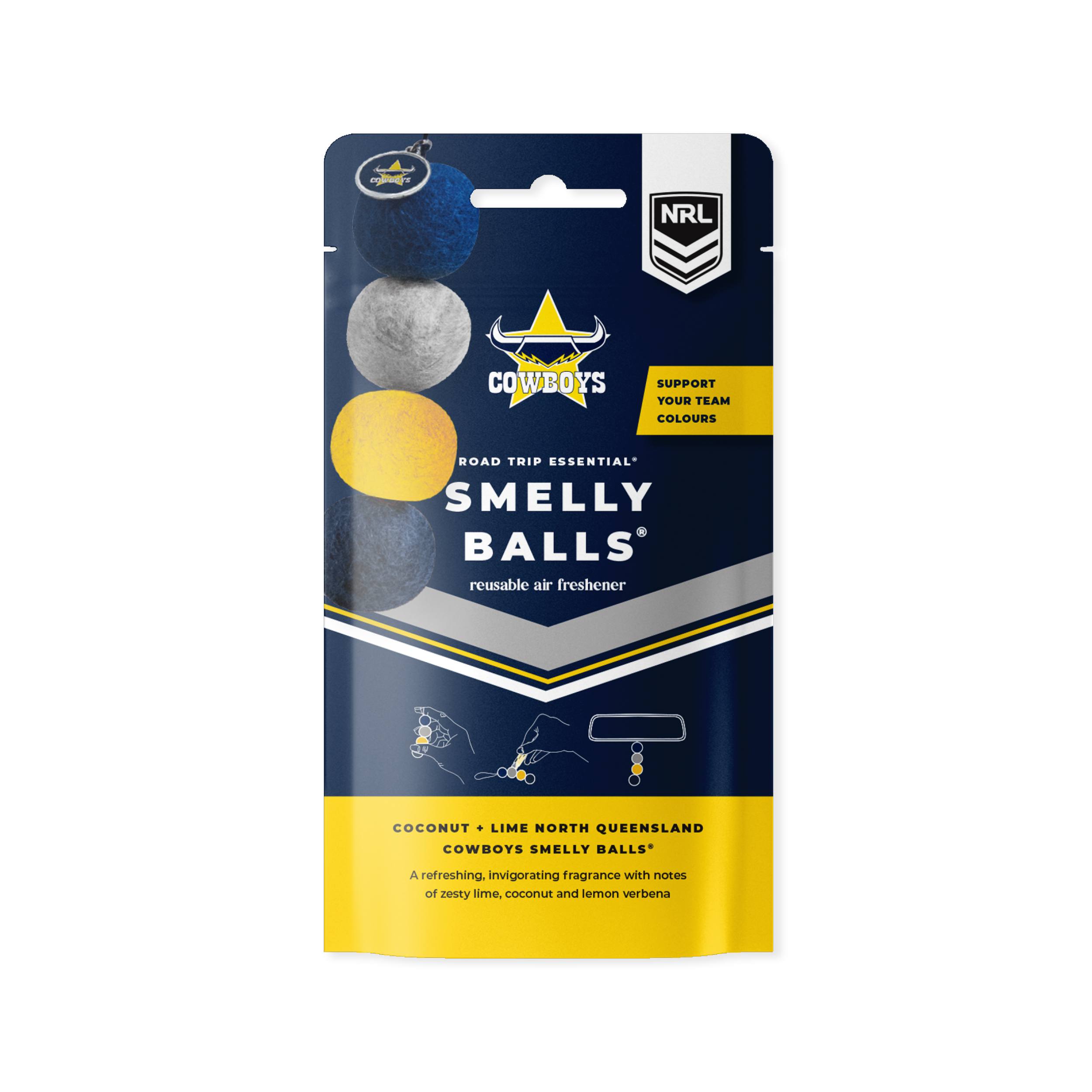 NORTH QUEENSLAND COWBOYS SMELLY BALLS