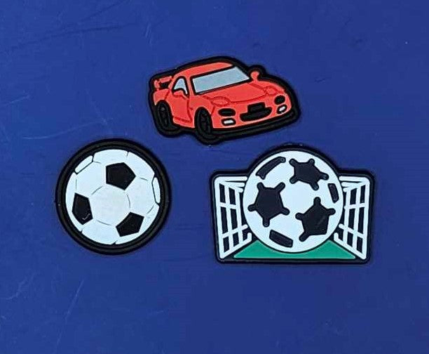 RANDOM SPORTS 3 PACK OF CHARMS