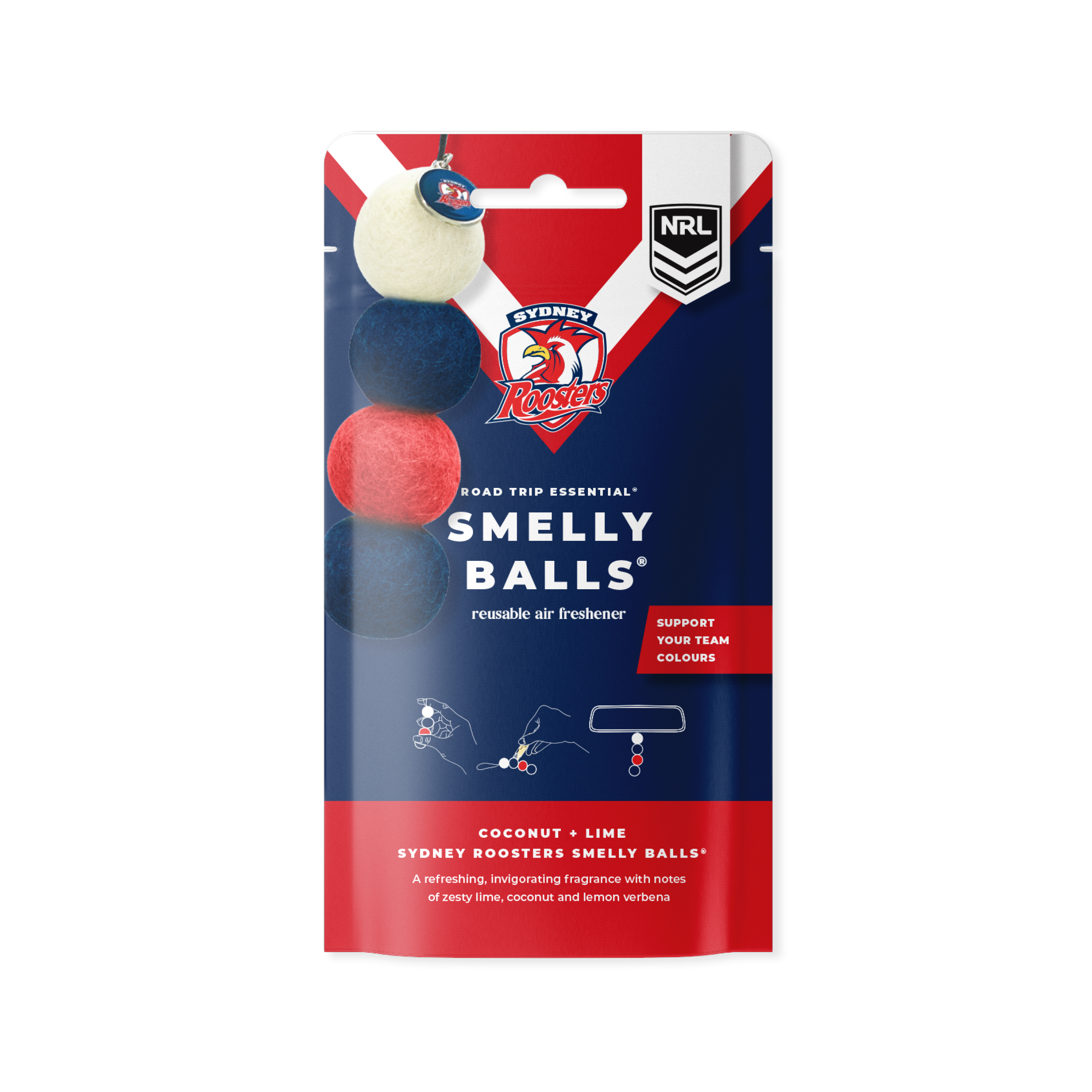 SYDNEY ROOSTERS SMELLY BALLS