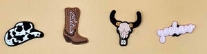 YEEHAW COWBOY 4 PACK OF CHARMS