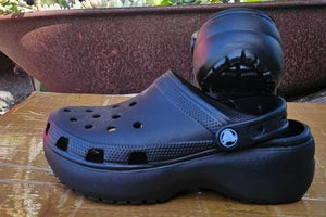 crocs Classic PLATFORM Clog -BLACK