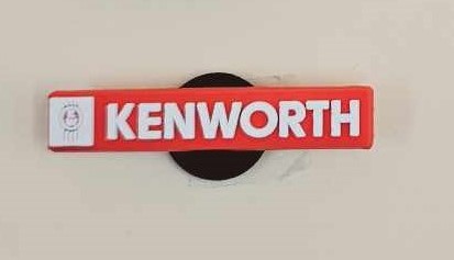 Kenworth Horizontal croc charm