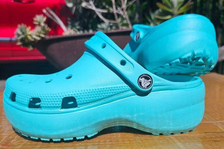 Teal womens crocs on sale