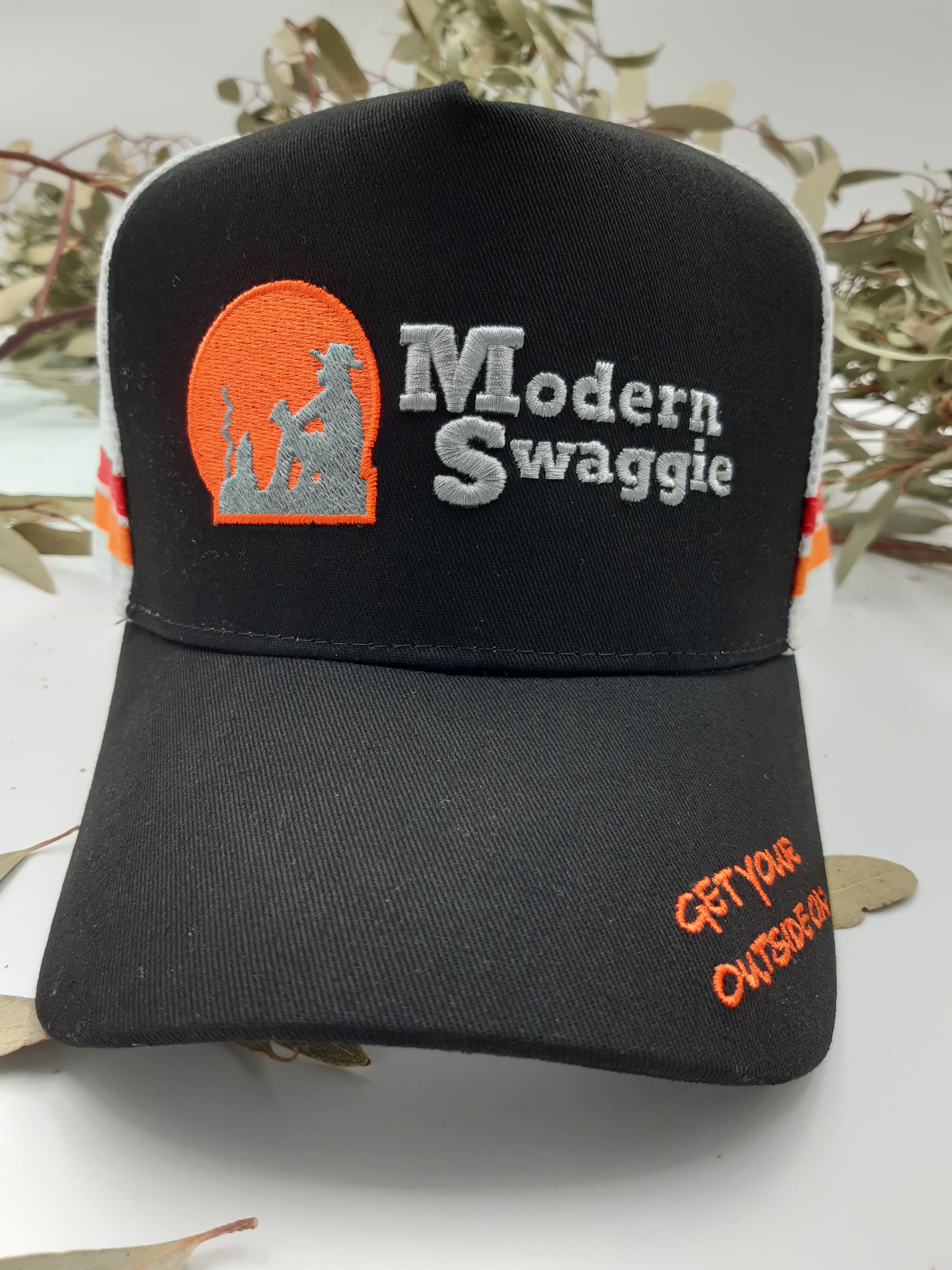 MODERN SWAGGIE BLACK TRUCKER CAP
